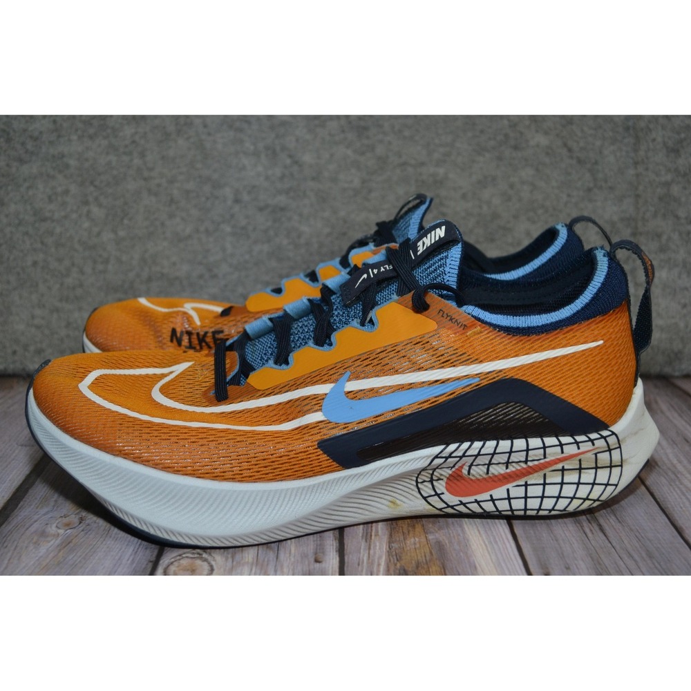 Nike Flyknit International Shoes Mens 11 Orange Low‎ Running Sneakers do9583-700 - Picture 6 of 15